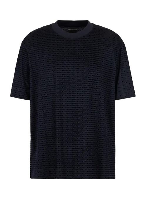 Blue men's t-shirt Emporio Armani | 6D1TD5 1JOSZ.0920